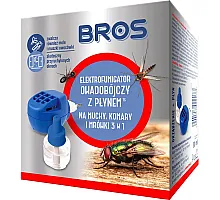 Електричний фумігатор від мух, комарів і мурах з рідиною Bros