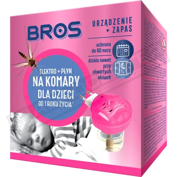 Фумігатор + рідина від комарів для дітей Bros, 60 ночей - 1