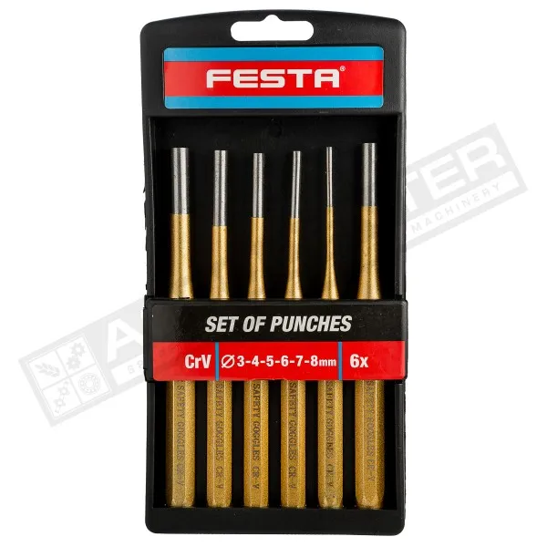 Набір виколоток 6шт (3,4,5,6,7,8 mm) CrV, Festa (Чехія) - 1