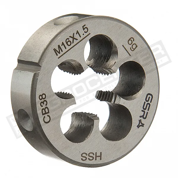 M16*1.5 Кругла плашка DIN 22568 (DIN 223) B HSS MF16*1,5 [GSR] - 1