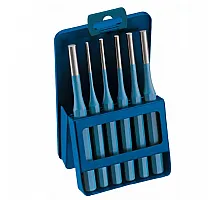 Set of punches for cotter pins 50830 in a metal box. 6 items, HEYTEC Germany