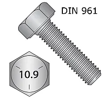 M10*40*1,25 Болт 10.9 DIN 961