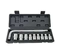 Socket set 10 elements L-type KAMAR (KMR9)