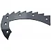 759577 Toothed bar LH 368*270*6 [Claas Lexion], 759577.0 - 1