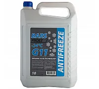 Антифриз BARS FROST -24C, G11 синій, фас.каністра 10л