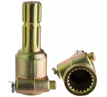 z20-z6 Adapter - sleeve 20 shl. (20*40*45 1 3/4") - shaft 6 shl. (6*29*35 1 3/8") cotter pin