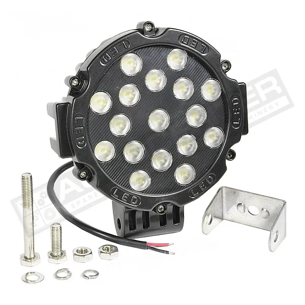 Лампа допоміжна кругла LED 17*3W ( червона ) KAMAR - 1