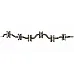 678500 Straw walker shaft with bearings L1660 d35 [Claas] - 1