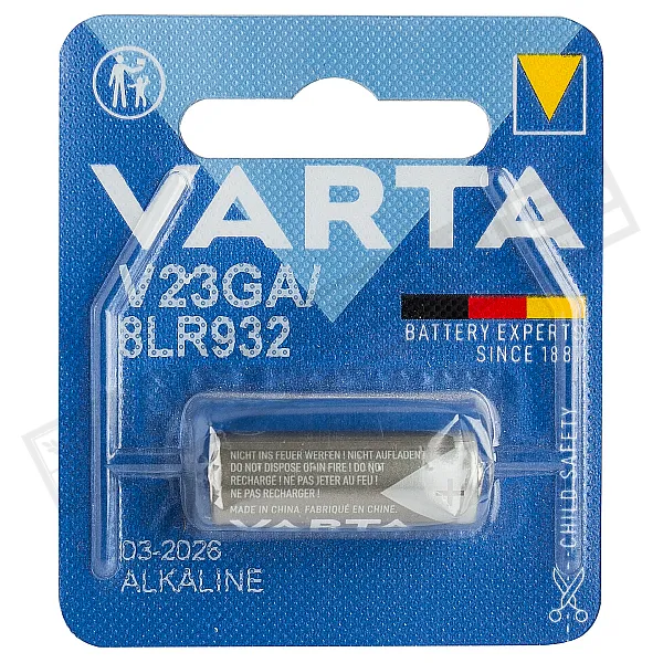 Батарейка V23 GA BLI 1 Alkaline VARTA - 1