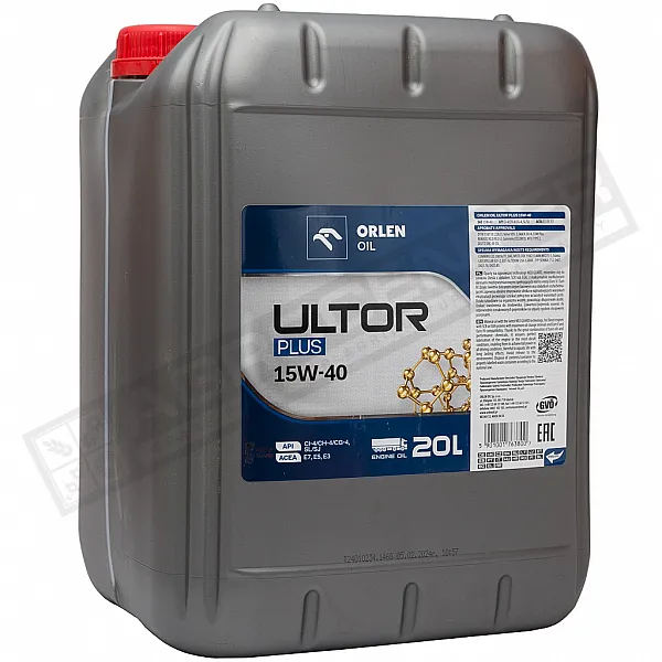Моторне мастило Orlen Oil Ultor Plus 15W-40, 20л - 1
