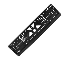 Number plate frame, black WINSO (142100)