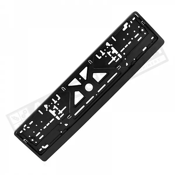 Number plate frame, black WINSO (142100) - 1
