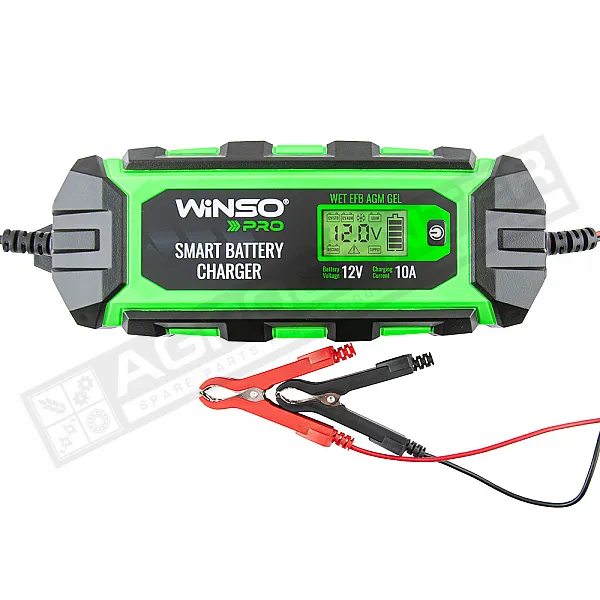 Battery charger WINSO PRO LCD 10A, 12V, 4-200Ah WINSO (139520) - 1