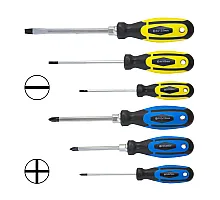 Set of reinforced screwdrivers 6 pcs CR-V (4001151)