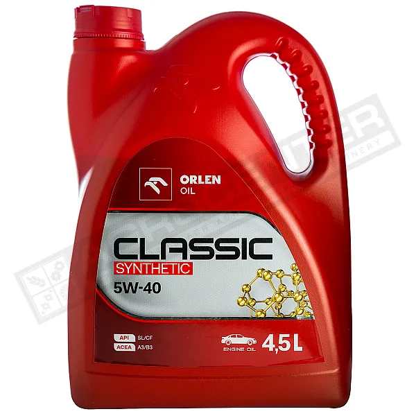 Масло моторное Orlen Oil Classic Synthetic 4.5л, 5W-40 - 1