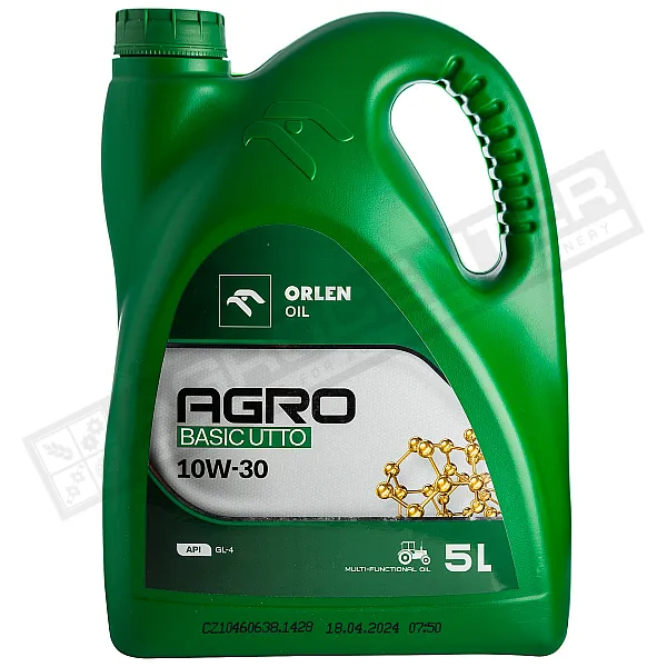 10W-30 Orlen Oil Agro Basic Utto Масло многофункциональное, 5л - 1