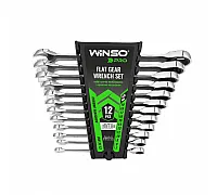 Set of combination wrenches WINSO PRO with ratchet CR-V, 12 pcs (7-19mm) 900212
