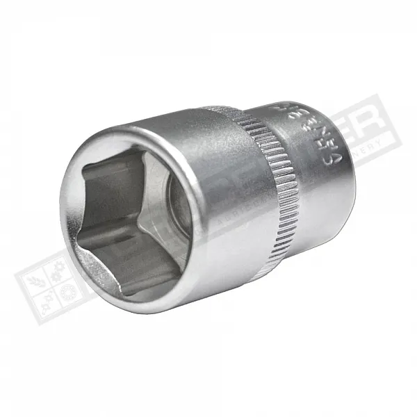 Головка шестигранна Cr-V, 1/2" 9мм, Berg (50-027) - 1
