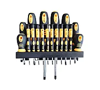 Set of screwdrivers with hanger 18pcs KAMAR (AKC8141)