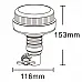 Проблесковый маячок 12x LED R65 R10 flex 4 режими (ALR0006-4) - 2