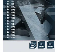 Набор шпонок 114шт DIN6885 и DIN6887 (SE6887)