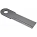 Reaper chopper knife with surfacing 234*60*6 d25.5 [Geringhoff] - 3