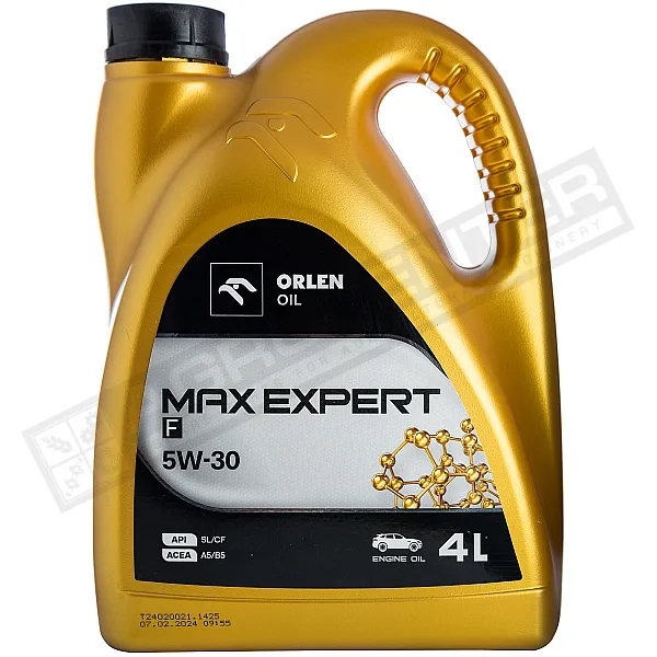 Масло моторное Orlen Oil MaxExpert F 4л, 5W-30 - 1