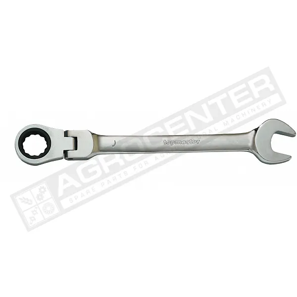 Ключ комбинированный шарнирный с трещоткой 2rd Gen Cr-V 14mm FLEX TopMaster (231932) - 1