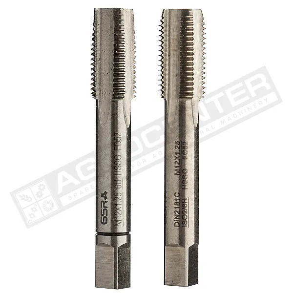 MF12*1.25 Hand taps set DIN 2181 HSSG [GSR] (00115560) - 1