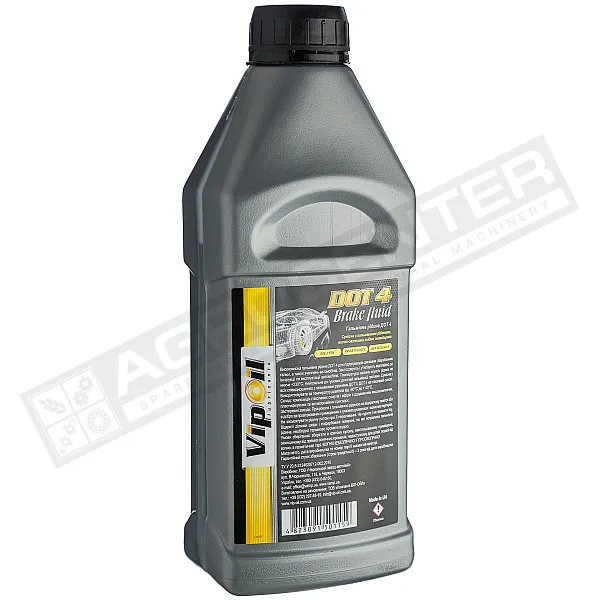Гальмівна рідина VipOil DOT4 780г, (701356) - 1