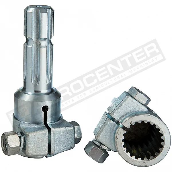 Adapter 1 3/4" Z20 (female) / 1 3/4" Z6 (male) with clamping bolt - 1