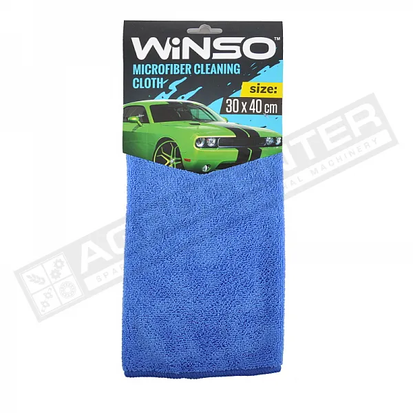 Тряпка из микрофибры, 30*40см, синяя WINSO - 1