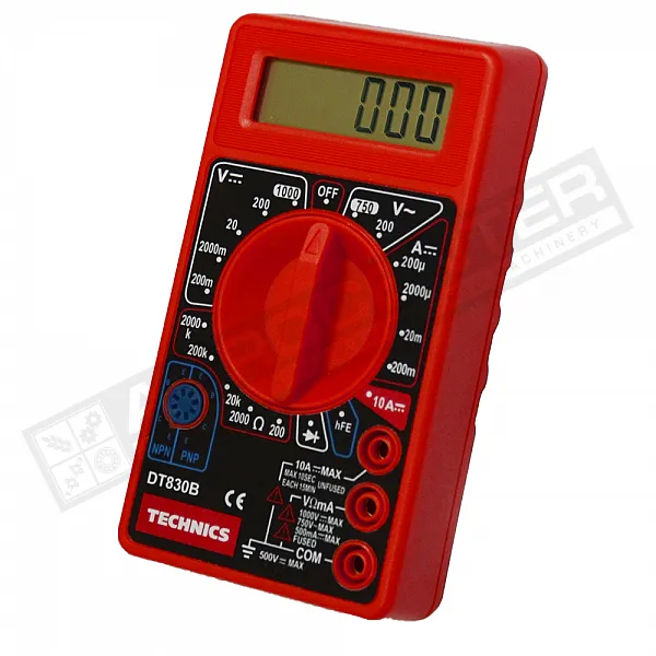 Мультиметр цифровий DT830B, 6 функцій Technics (46-820) - 1