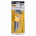 Set of L-shaped hex keys with ball 1.5-10 mm (9 pcs) KAMAR (KMR3) - 2