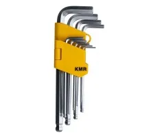 Set of L-shaped hex keys with ball 1.5-10 mm (9 pcs) KAMAR (KMR3)