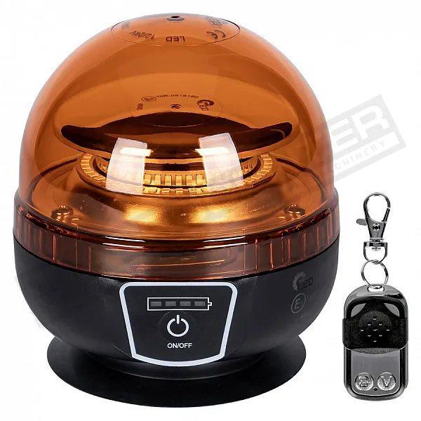 Flashing beacon 20W 45xLED (magnet) KAMAR (remote control) Wireless - 1