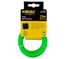 Trimmer line twisted square D1.6mm 15m Sigma (5616021)