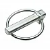 10*55 Cotter pin with ring (zinc) DIN 11023 - 2