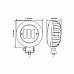 LED headlight 10-30B, power 30W (3*10W) Winso Pro luminous flux 2700Lm, CSP186DE (780770) - 7