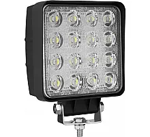 Фара LED 10-30B, мощность 48Вт (16*3Вт), Winso Pro EPISTAR WHITE, рассеянный 1шт (780850)