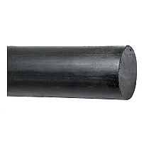 d40 Капролон (чорний / графіт) 1000мм