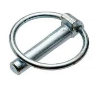 10*46 Cotter pin with ring (zinc) DIN 11023