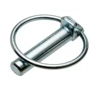 11*45 Шплінт стопорний з кільцем (цинк) DIN 11023