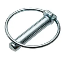 12*55 Cotter pin with ring (zinc) DIN 11023