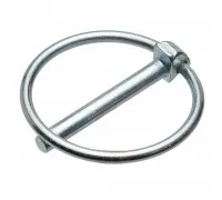 4.5*36 Шплинт стопорный с кольцом (цинк) DIN 11023