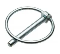 6*45 Шплінт стопорний з кільцем (цинк) DIN 11023