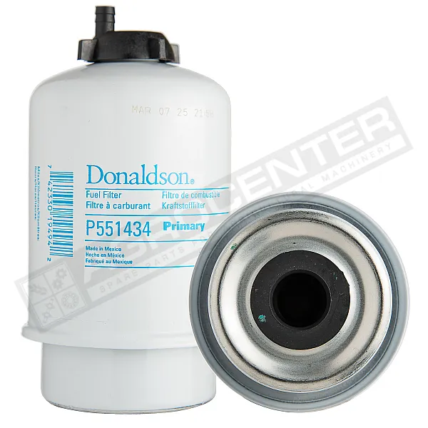 P551434 Fuel filter with water separator Donaldson, RE517181, 1135042 - 1