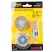 Set of wire brushes 3pcs D25; 50; 50mm shank D6mm (brass) Sigma (9010011) - 2
