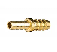Двухсторонний соединитель на шланг 8*10mm (латунь) AIRKRAFT (HRC05-06)