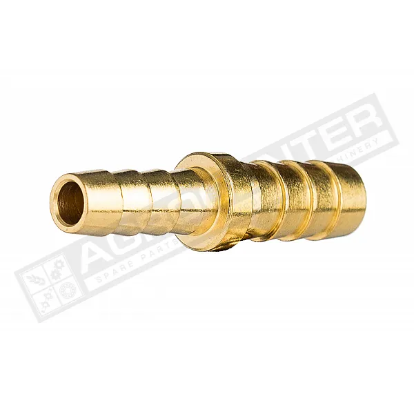 Двухсторонний соединитель на шланг 8*10mm (латунь) AIRKRAFT (HRC05-06) - 1